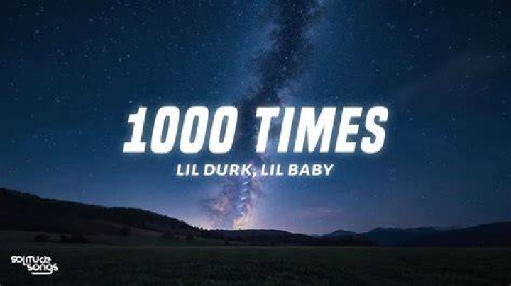 1000 times lyrics