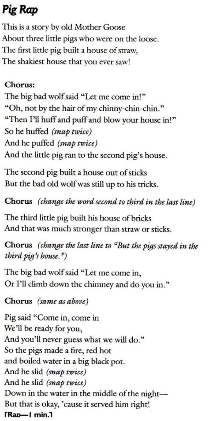 3 little pigs rap lyrics