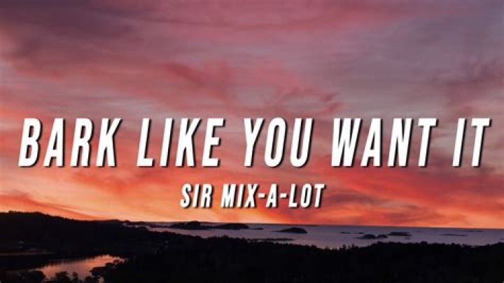 Bark like a dog lyrics