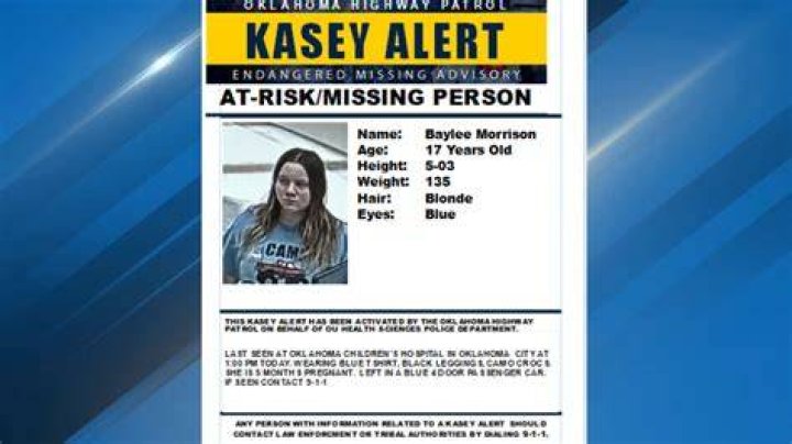 Baylee Morrison Missing: Oklahoma Resident Remains Unlocated, Still Not Found Despite Ongoing Search Efforts.