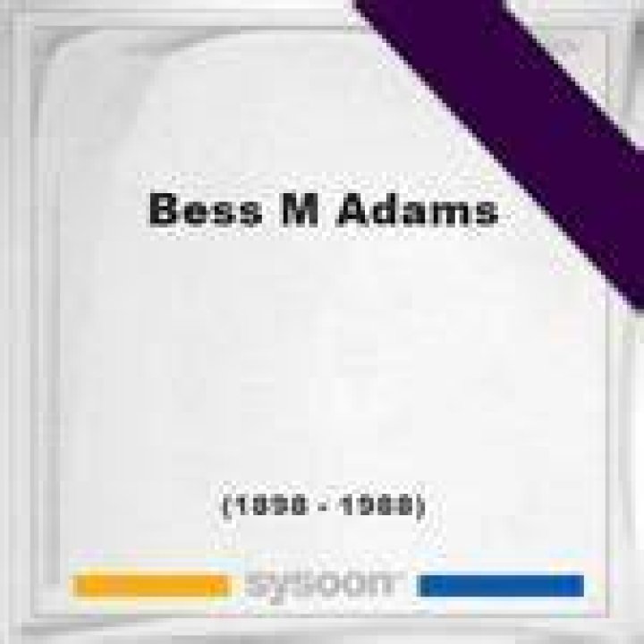 Bess M. Adams Accident