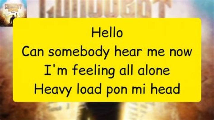 Carrying a heavy load lyrics