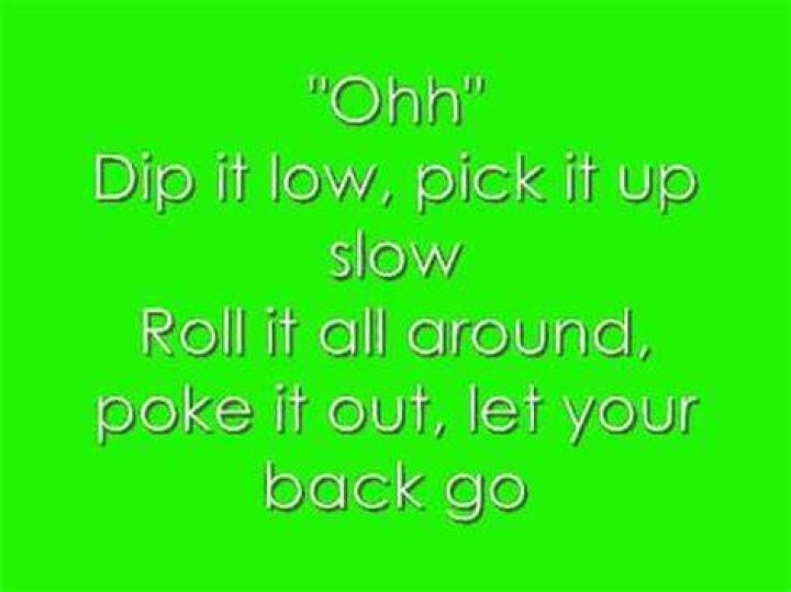 Dip it low hips lyrics