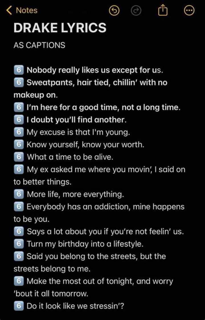 Drake not perfect lyrics