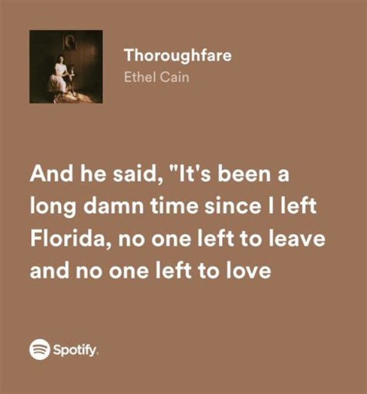 Ethel cain lyrics