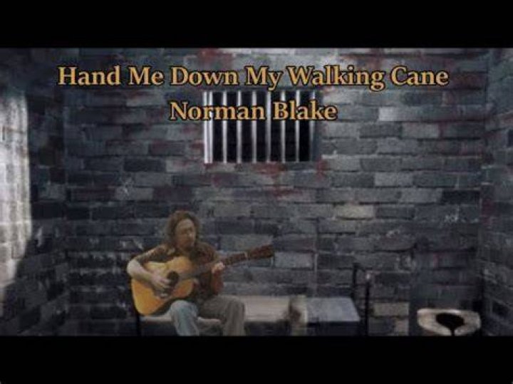 Hand me down my walking cane lyrics