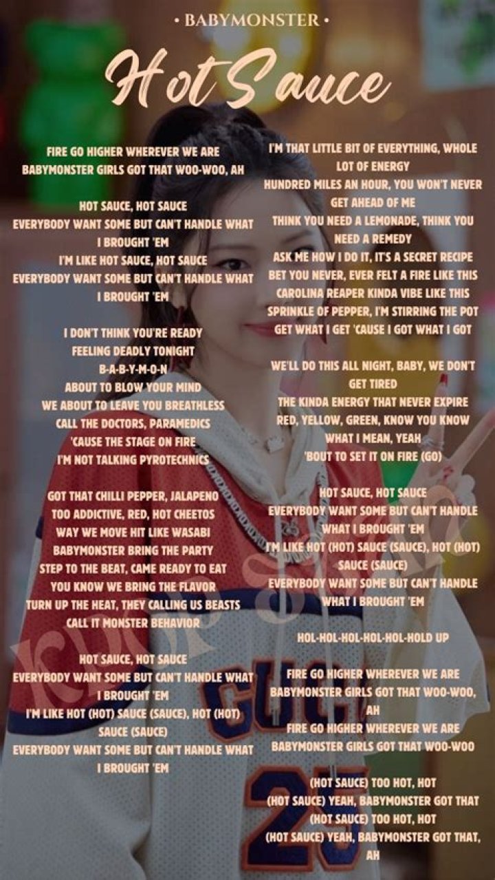 Hot sauce lyrics