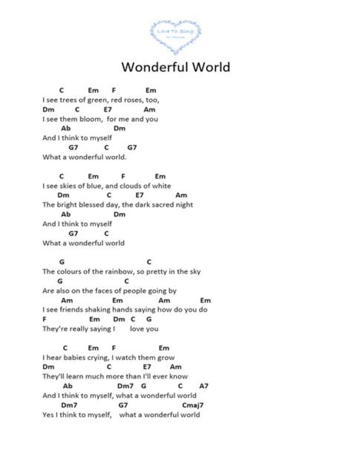 I feel wonderful lyrics