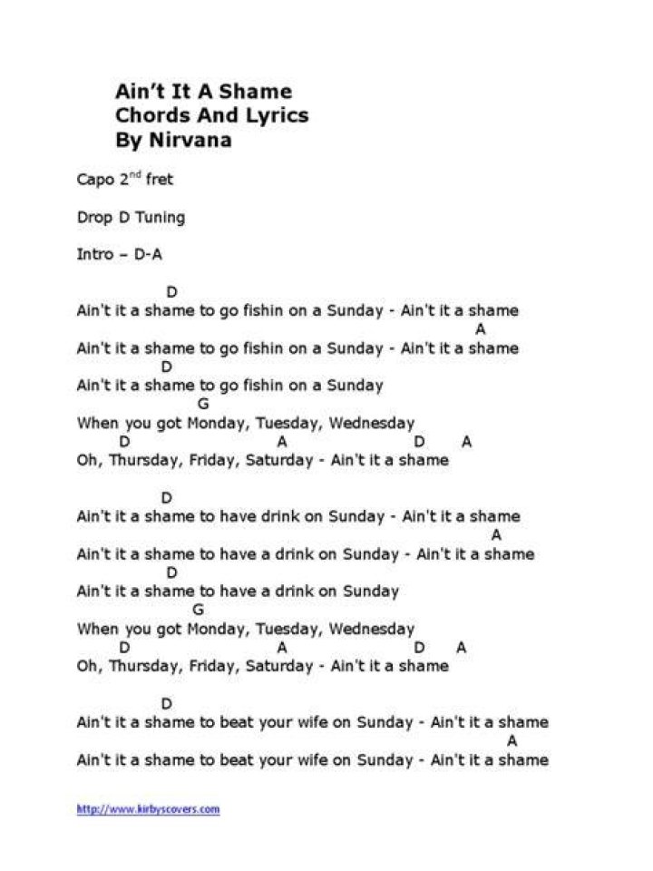 Its just a shame lyrics