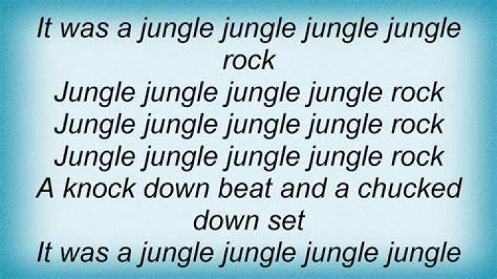 Jungle rock lyrics