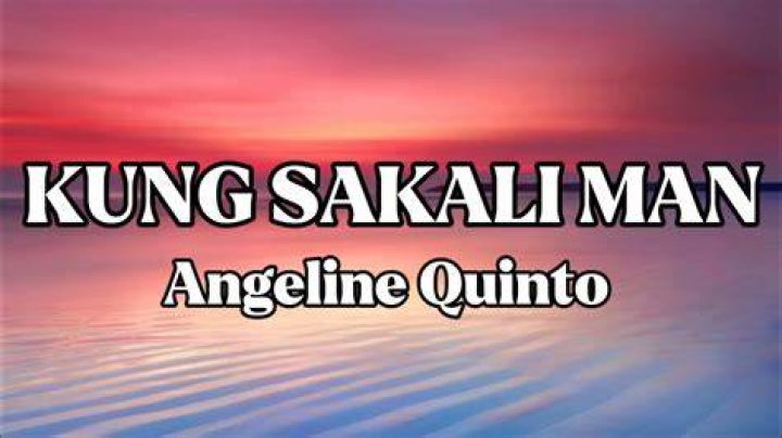 Kung sakali man lyrics