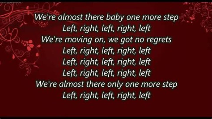 Left, right, left right left lyrics