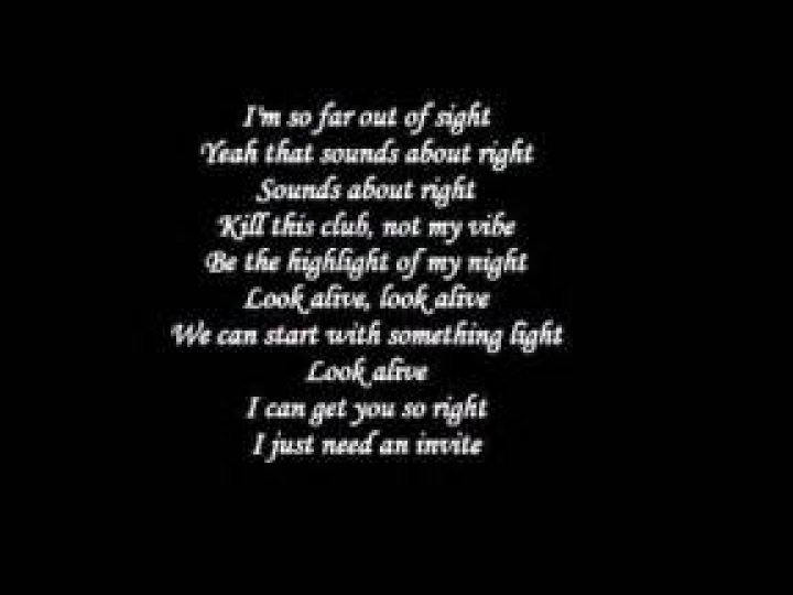 Look alive lyrics lyrics