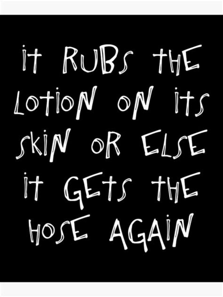 Lotion on its skin lyrics