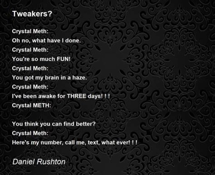 Meth tweaker songs lyrics