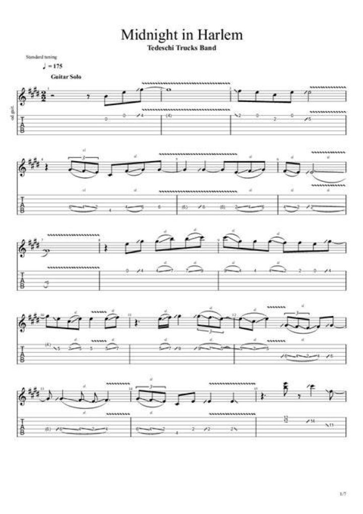 Midnight in harlem lyrics