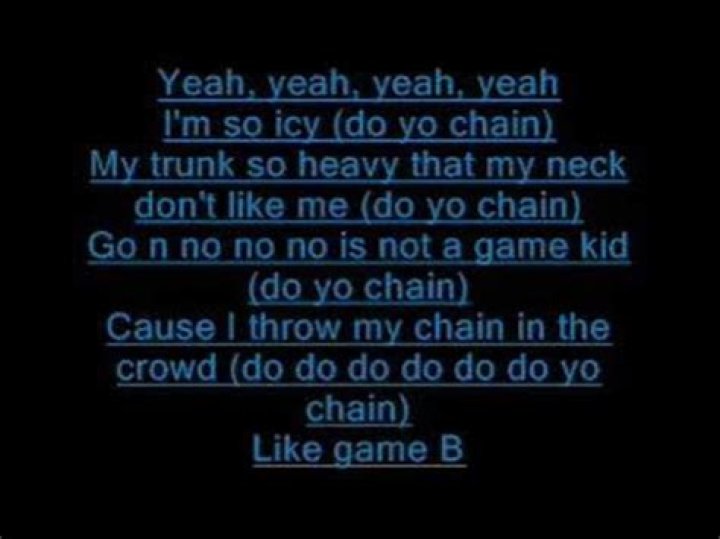 My chain hang low lyrics