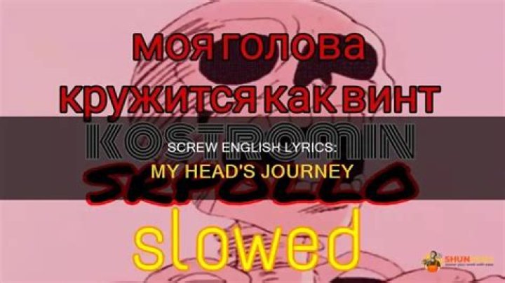 My head is a screw lyrics