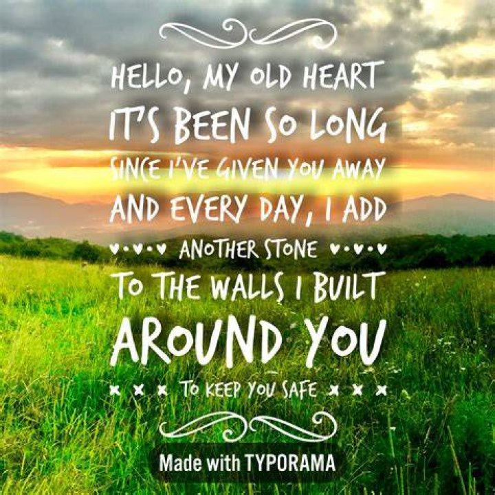 My old heart lyrics