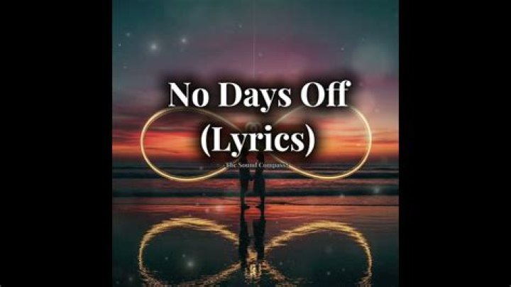 No days off lyrics lyrics