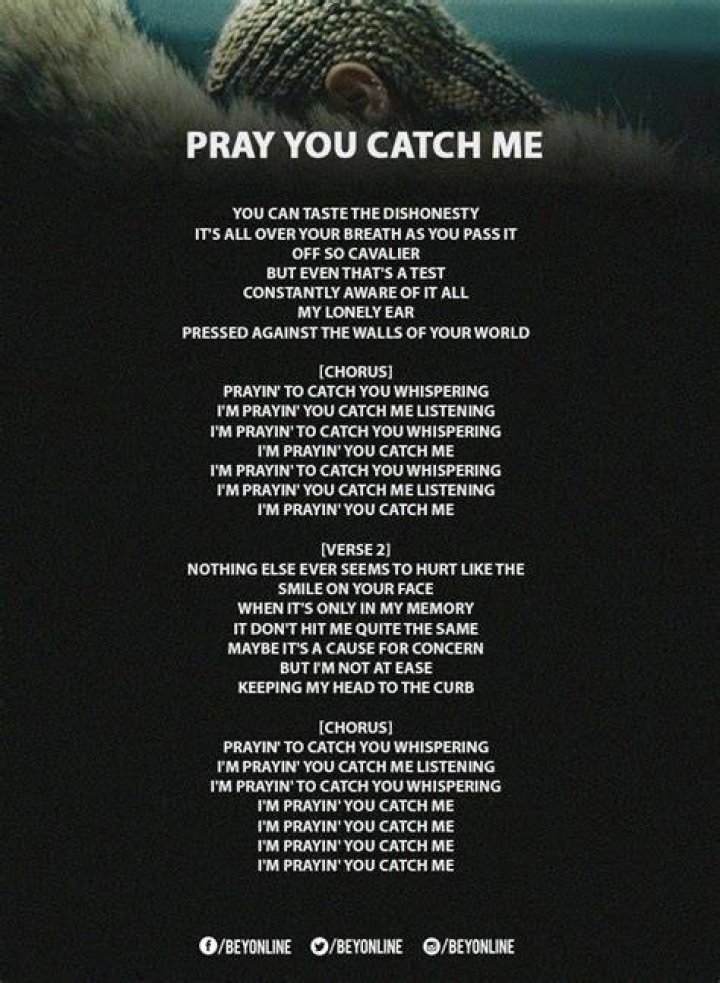 Pray you catch me when i fall lyrics