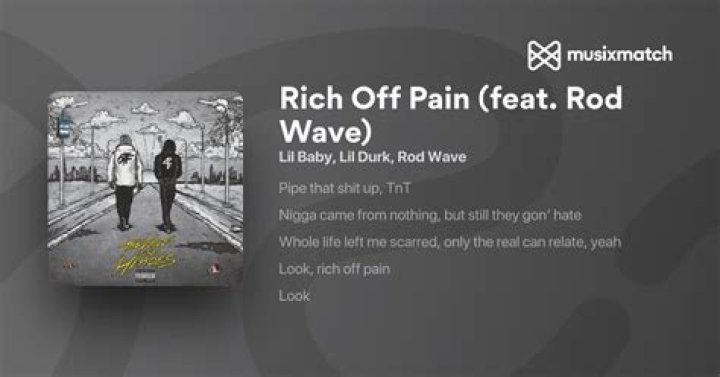 Rich off pain lyrics