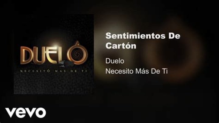 Sentimientos de cartón! lyrics