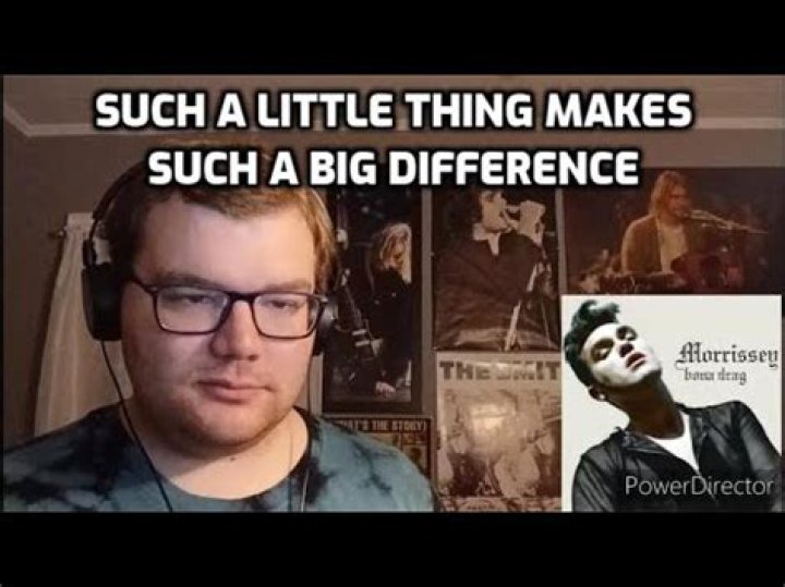 Such a little thing makes such a big difference . lyrics