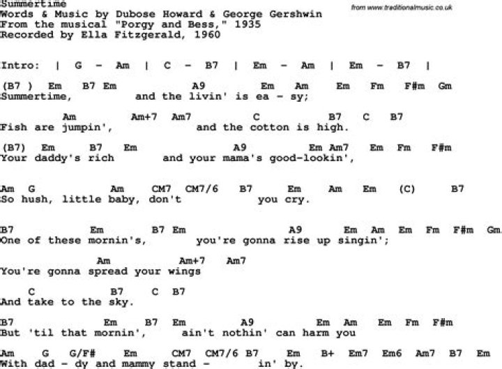 Summertime in england lyrics
