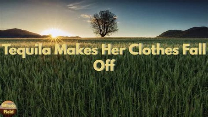 Tequila makes her clothes fall off lyrics lyrics