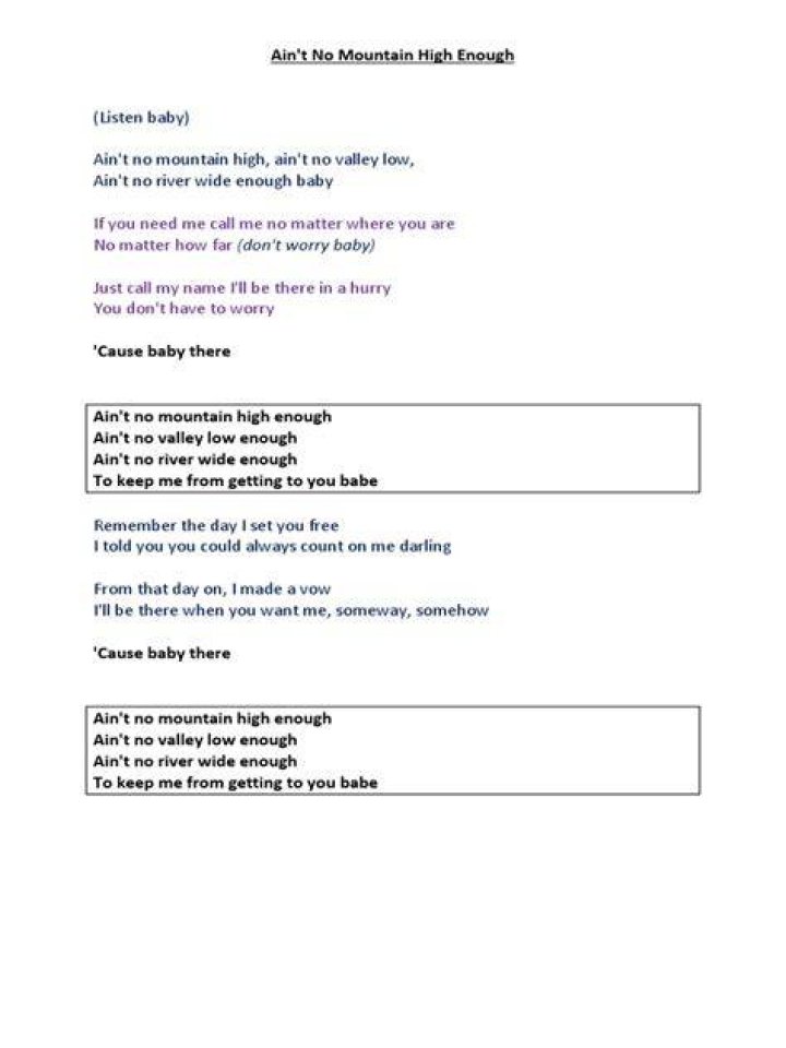 This isn’t your mountain lyrics