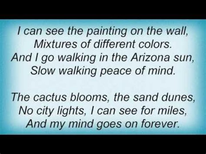 Tucson, arizona lyrics