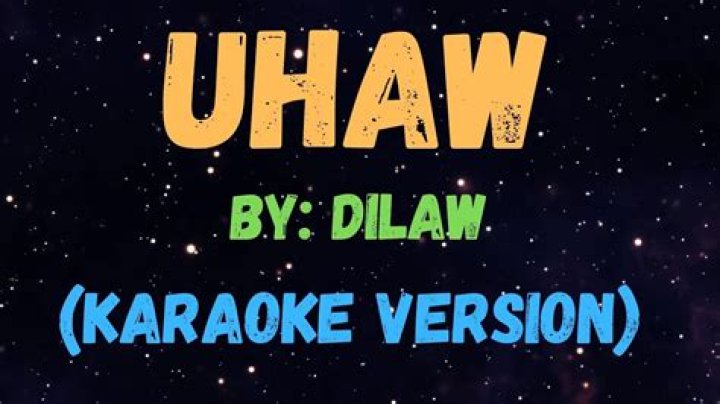 Uhaw karaoke number lyrics