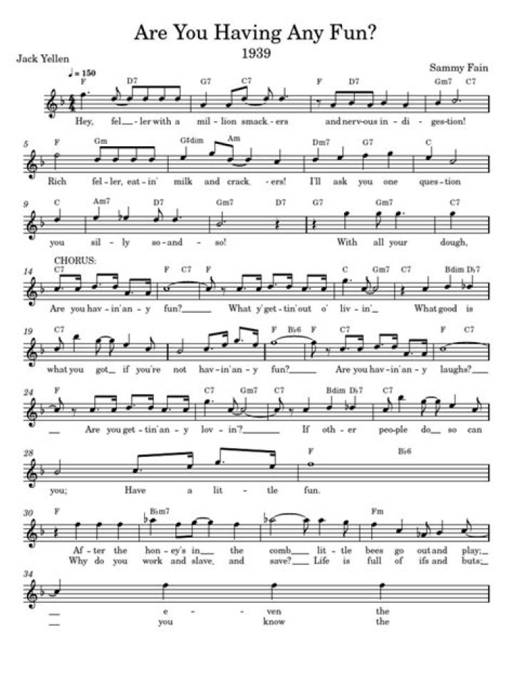 Under the sun, im having fun lyrics