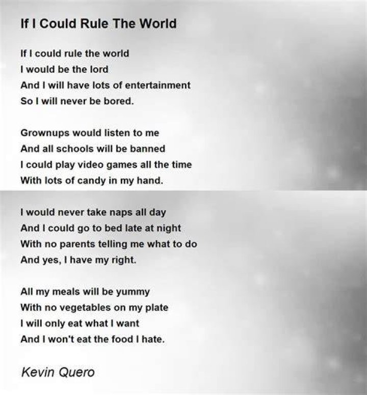 When i rule the world lyrics