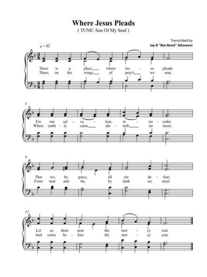 Where jesus pleads lyrics