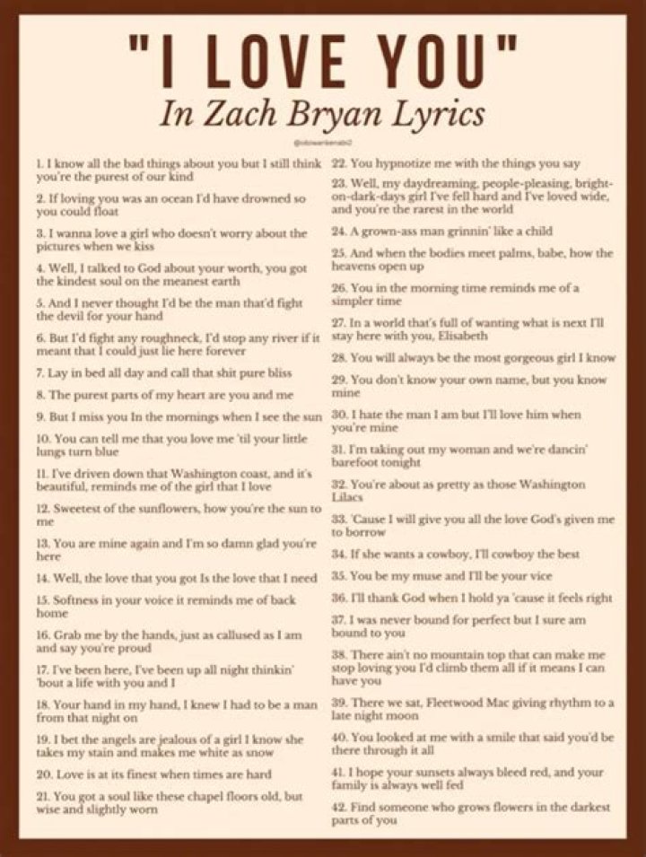 Zack bryan lyrics
